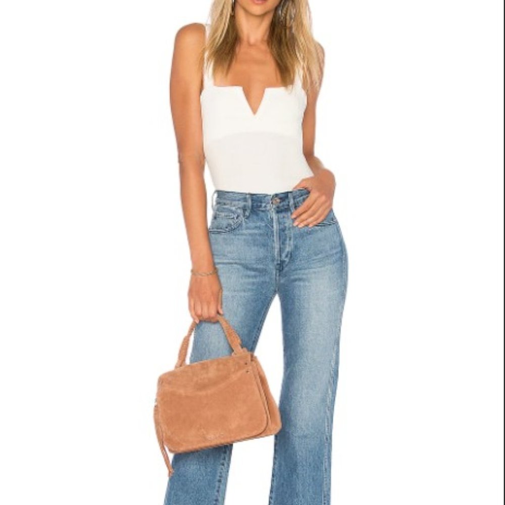 NEW! Free People V-Wire Bodysuit Ivory - Picture 5 of 7